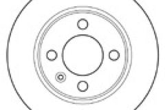 2x Bremsscheibe Vorderachse für SKODA FAVORIT Forman Pick-up