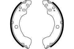 Bremsbackensatz Hinterachse für NISSAN ALMERA II Hatchback