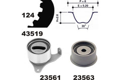 Zahnriemensatz für TOYOTA COROLLA Kombi Compact Liftback STARLET