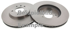 2x Bremsscheibe Hinterachse für AUDI A6 Allroad C6