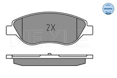 Bremsbelagsatz Scheibenbremse Vorderachse für FIAT TIPO Stufenheck Schrägheck