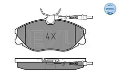 Bremsbelagsatz Scheibenbremse Vorderachse für CITROËN PEUGEOT XSARA Break Coupe