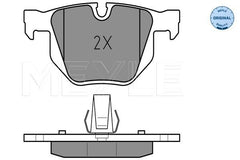 Bremsbelagsatz Scheibenbremse Hinterachse für BMW 5 Touring 6 Cabriolet