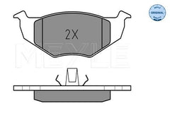 Bremsbelagsatz Scheibenbremse Vorderachse für SEAT SKODA VW AROSA FABIA I