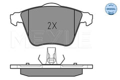 Bremsbelagsatz Scheibenbremse Vorderachse für FORD MAZDA OPEL SAAB VOLVO