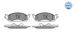 Bremsbelagsatz Scheibenbremse Vorderachse für MERCEDES-BENZ M-KLASSE