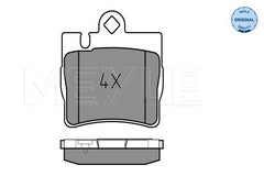 Bremsbelagsatz Scheibenbremse Hinterachse für MERCEDES-BENZ S-KLASSE Coupe