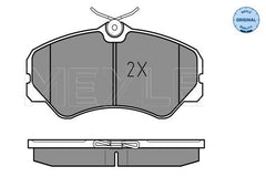 Bremsbelagsatz Scheibenbremse Vorderachse für CITROËN FIAT PEUGEOT C25 Kasten