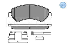 Bremsbelagsatz Scheibenbremse Vorderachse für CITROËN FIAT OPEL PEUGEOT JUMPER