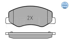 Bremsbelagsatz Scheibenbremse Hinterachse für NISSAN OPEL RENAULT INTERSTAR
