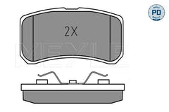 Bremsbelagsatz Scheibenbremse Hinterachse für CHRYSLER CITROËN DODGE LANCIA