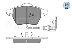Bremsbelagsatz Scheibenbremse Vorderachse für AUDI SEAT SKODA VW A3 TT Roadster