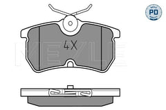 Bremsbelagsatz Scheibenbremse Hinterachse für FORD FIESTA V Stufenheck VI FOCUS