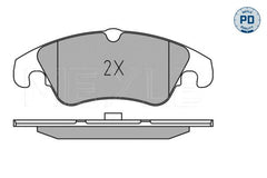 Bremsbelagsatz Scheibenbremse Vorderachse für AUDI A4 Allroad B8 Avant A5
