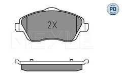 Bremsbelagsatz Scheibenbremse Vorderachse für OPEL COMBO Tour CORSA C MERIVA A