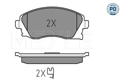 Bremsbelagsatz Scheibenbremse Vorderachse für OPEL COMBO Tour CORSA C MERIVA A