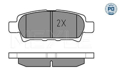 Bremsbelagsatz Scheibenbremse Hinterachse für CHRYSLER DODGE MITSUBISHI JEEP