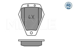 Bremsbelagsatz Scheibenbremse Vorderachse für AUDI A4 B5 Avant A6 C5