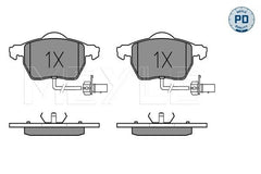 Bremsbelagsatz Scheibenbremse Vorderachse für AUDI SEAT SKODA VW A4 B5 Avant B6