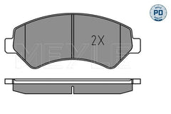 Bremsbelagsatz Scheibenbremse Vorderachse für CITROËN FIAT OPEL PEUGEOT JUMPER