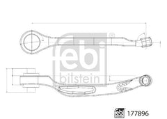 Querlenker Vorderachse vorne rechts für MERCEDES-BENZ C-KLASSE Cabriolet Coupe