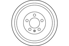 2x Bremstrommel Hinterachse für SKODA VW OCTAVIA I Combi II ROOMSTER Praktik