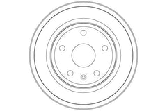 2x Bremstrommel Hinterachse für OPEL ZAFIRA A Großraumlimousine