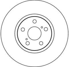 2x Bremsscheibe Vorderachse für TOYOTA AVENSIS Liftback Kombi CELICA Cabriolet