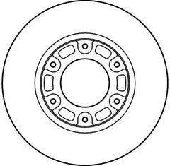 2x Bremsscheibe Vorderachse für TOYOTA HIACE IV Kasten Bus V / COMMUTER