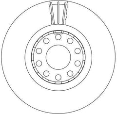 2x Bremsscheibe Vorderachse für AUDI 100 C4 Avant Stufenheck A6 A8 D2