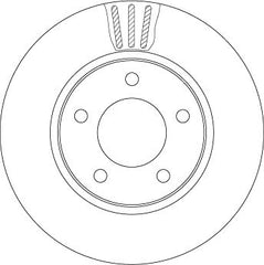 2x Bremsscheibe Vorderachse für CHRYSLER DODGE VOYAGER IV VAN CARAVAN