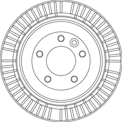 2x Bremsscheibe Hinterachse für LAND ROVER DISCOVERY III VAN IV RANGE SPORT I