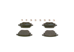 Bremsbelagsatz Scheibenbremse Hinterachse für CITROËN FIAT OPEL PEUGEOT C4 X III