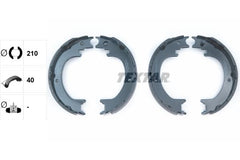 Bremsbackensatz Feststellbremse Hinterachse für MITSUBISHI PAJERO IV Van