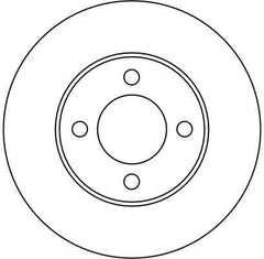 2x Bremsscheibe Vorderachse für AUDI 80 B3 Stufenheck 90 100 C2 Avant C3