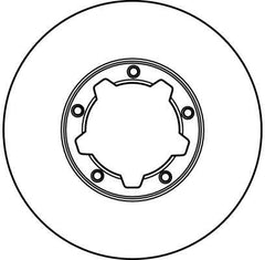 2x Bremsscheibe Vorderachse für NISSAN CABSTAR E TRADE Kasten