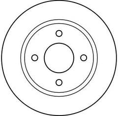 2x Bremsscheibe Vorderachse für NISSAN MICRA II