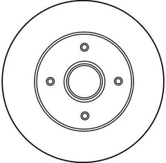 2x Bremsscheibe Hinterachse für RENAULT CLIO I II MEGANE Classic Grandtour