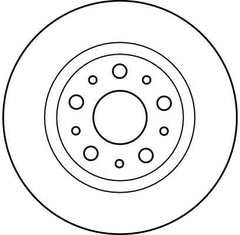 2x Bremsscheibe Hinterachse für LANCIA ALFA ROMEO KAPPA SW Coupe 166