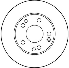 2x Bremsscheibe Vorderachse für MERCEDES-BENZ 190