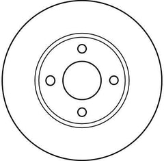 2x Bremsscheibe Vorderachse für NISSAN ALMERA I Hatchback