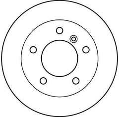 2x Bremsscheibe Hinterachse für MERCEDES-BENZ VW G-KLASSE Cabrio SPRINTER 2-t