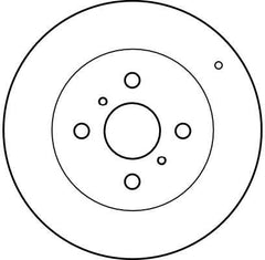 2x Bremsscheibe Vorderachse für TOYOTA MR2 III YARIS VERSO VAN