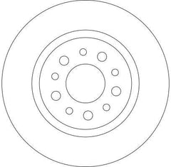 2x Bremsscheibe Hinterachse für ALFA ROMEO 147 156 Sportwagon GT