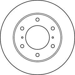 2x Bremsscheibe Vorderachse für MITSUBISHI PAJERO II III Canvas Top IV Van