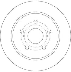 2x Bremsscheibe Hinterachse für SUZUKI SWIFT III SX4 / CLASSIC Stufenheck