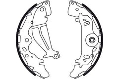 Bremsbackensatz Hinterachse für HYUNDAI H-1 / STAREX Bus Kasten