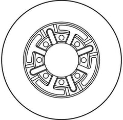 2x Bremsscheibe Vorderachse Hinterachse für IVECO DAILY I Kasten