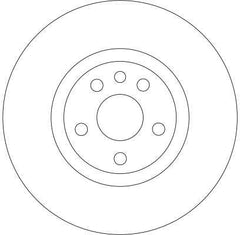 2x Bremsscheibe Vorderachse für CITROËN FIAT LANCIA PEUGEOT C8 Van JUMPY I