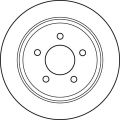 2x Bremsscheibe Hinterachse für JEEP GRAND CHEROKEE I WRANGLER II